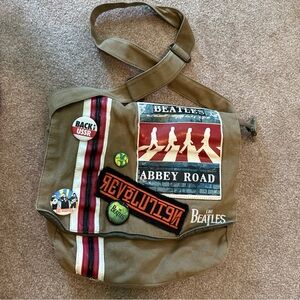 2013 the Beatles abbey road beige green carry bag